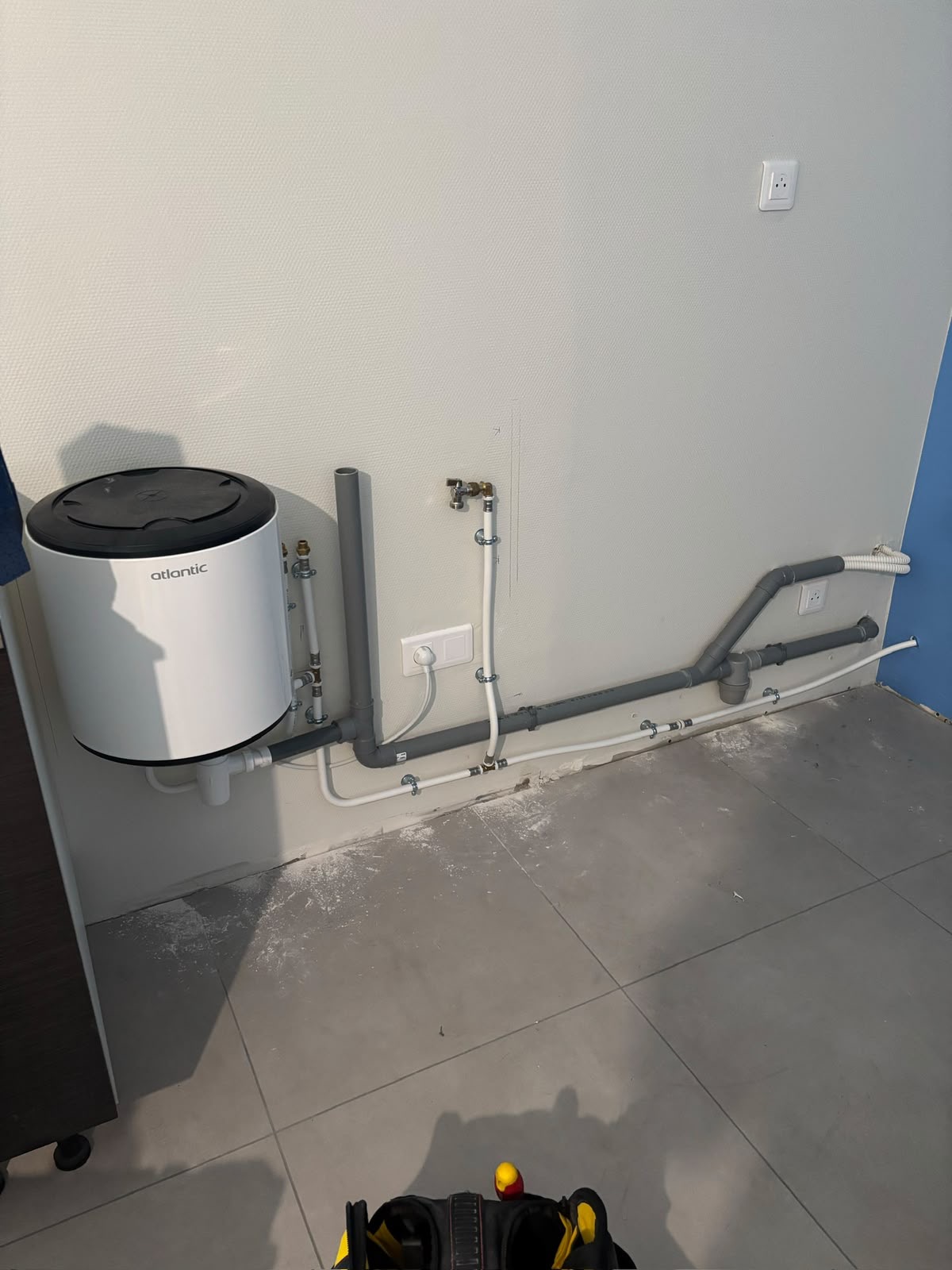 Installation chauffe-eau